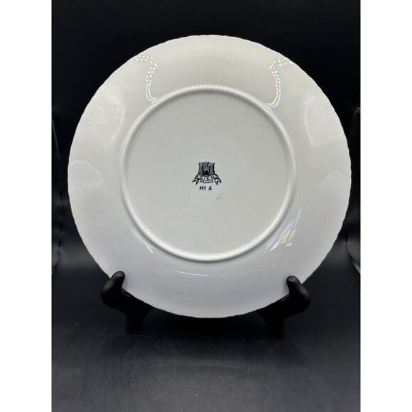 GIEN Grands Crustaces #6 Crab w/Shell Hand Painted Faience 10" Plate France 1961 - Picture 6 of 8